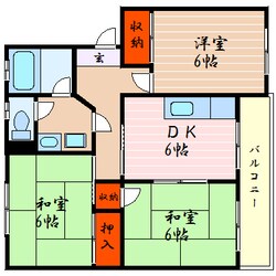 サンブルグ山田の物件間取画像